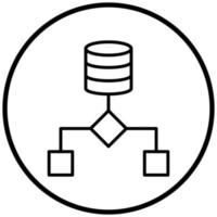 Data Flow Icon Style vector