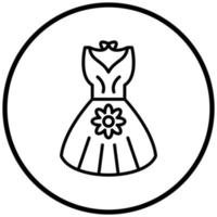 Birthday Dress Icon Style vector