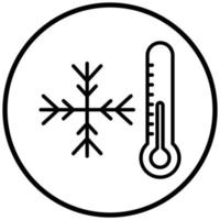 Cold Icon Style vector