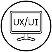 Ux Interface Icon Style vector