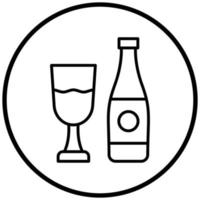 Wine Icon Style vector