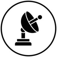 Satellite Dish Icon Style vector