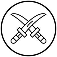 Sword Icon Style vector