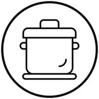 Pot Icon Style vector