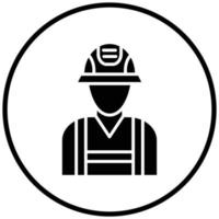 Fireman Icon Style vector