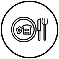 Break Fast Icon Style vector