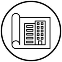 Blueprint Icon Style vector
