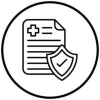 Health Insurance Icon Style vector