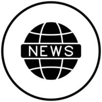 Global News Icon Style vector