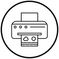 Printer Icon Style vector