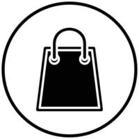 Shopping Bag Icon Style vector