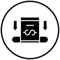 Deposit Icon Style vector