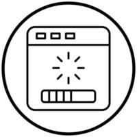 Web Loading Icon Style vector