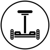 Hoverboard Icon Style vector