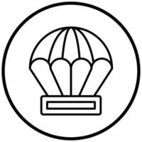 Parachute Icon Style vector