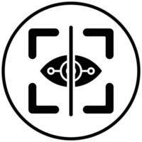 Eye Tracking Icon Style vector