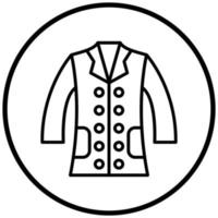 Lab Coat Icon Style vector