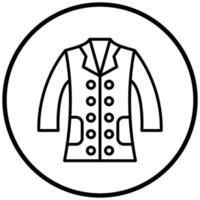 Lab Coat Icon Style vector