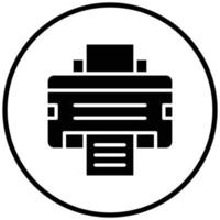 Printer Icon Style vector