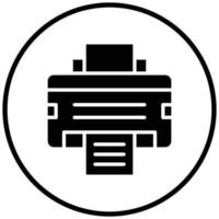 Printer Icon Style vector