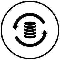 Data Backup Icon Style vector