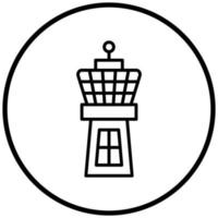 Control Tower Icon Style vector