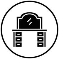 Dressing Table Icon Style vector