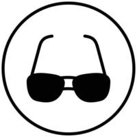 Glasses Icon Style vector