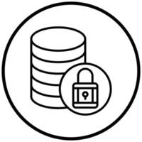 Database Icon Style vector