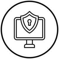 Vpn Icon Style vector
