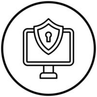 Vpn Icon Style vector