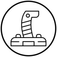Virtual Joystick Icon Style vector