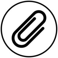 Paper Clip Icon Style vector