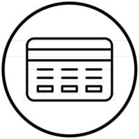 Credit Card Icon Style vector