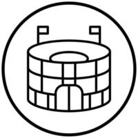 Stadium Icon Style vector