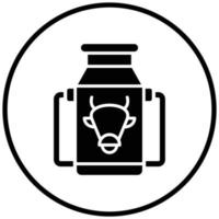 Milk Tank Icon Style vector