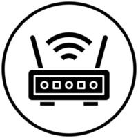 Wireless Router Icon Style vector