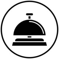 Reception Bell Icon Style vector