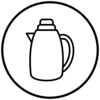 Thermos Icon Style vector