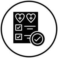 Health Check Icon Style vector