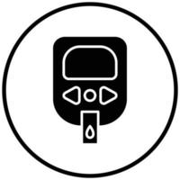 Diabetes Test Icon Style vector