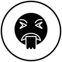 Puke Icon Style vector