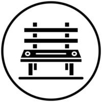 Bench Icon Style vector