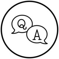 QA Icon Style vector