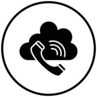 Phone Call Icon Style vector