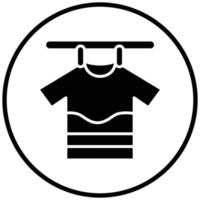 Drying Clothes Icon Style vector