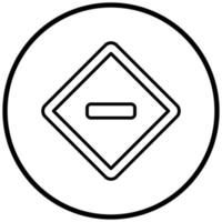 No Entry Icon Style vector