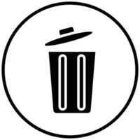 Trash Icon Style vector