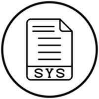 SYS Icon Style vector