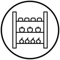 Rack Icon Style vector